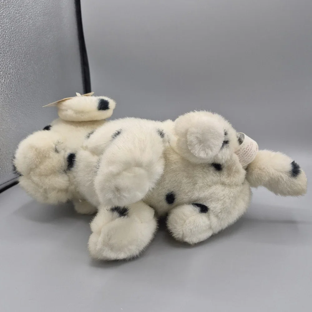 Chosun Vintage Dalmatian Puppy Plush Spotted Dog‎ White Black Kay-Bee Tag 62250